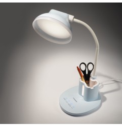 Lampa biurkowa z przybornikiem 8W 550 lm